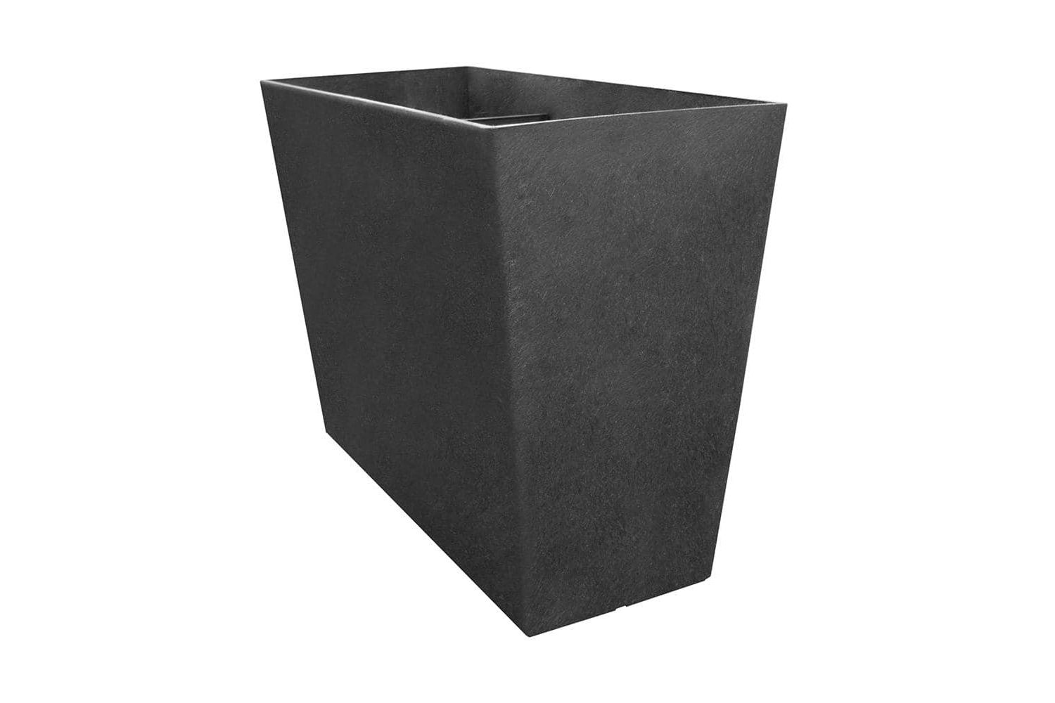 Home Depot Tierra Verde Sonata Slate Rubber Self-Watering Planter